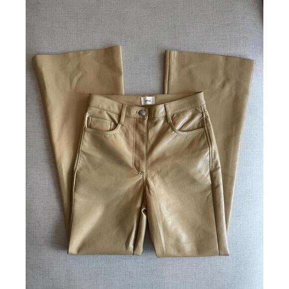 Wilfred Melina Kick Flare Faux Leather Pant Size 2 - Picture 2 of 7